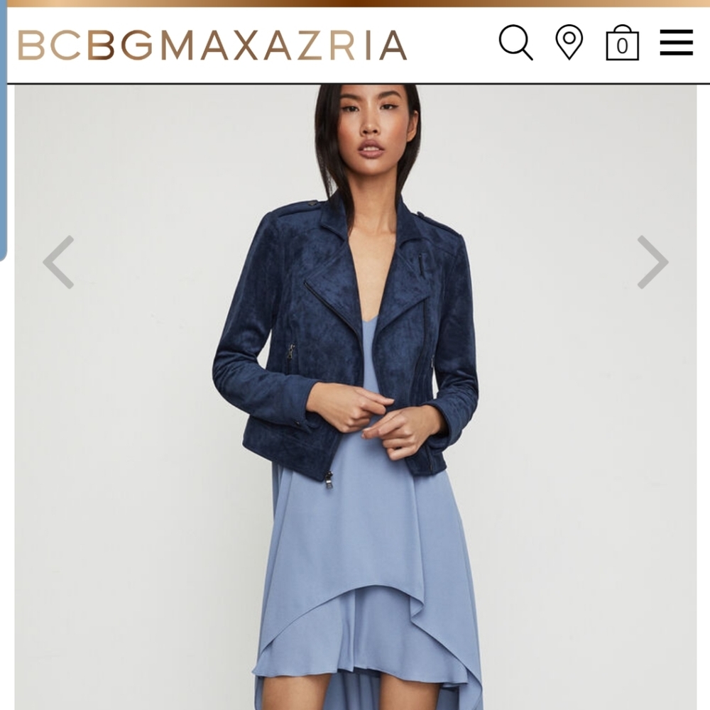 Bcbgmaxaria faux-suede jacket